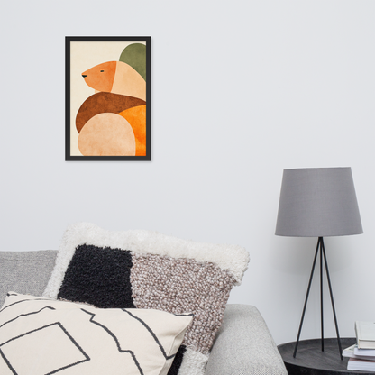 "Manada Abstracta"(Enmarcada)