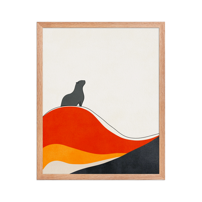 "Horizonte Capibara" (Enmarcado)