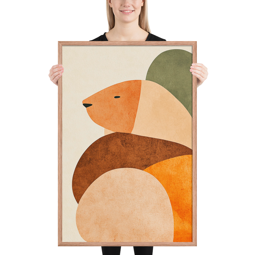 "Manada Abstracta"(Enmarcada)