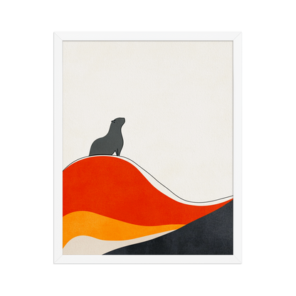 "Horizonte Capibara" (Enmarcado)